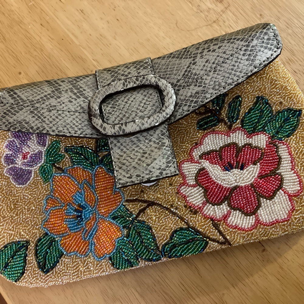 Beaded clutch/purse
